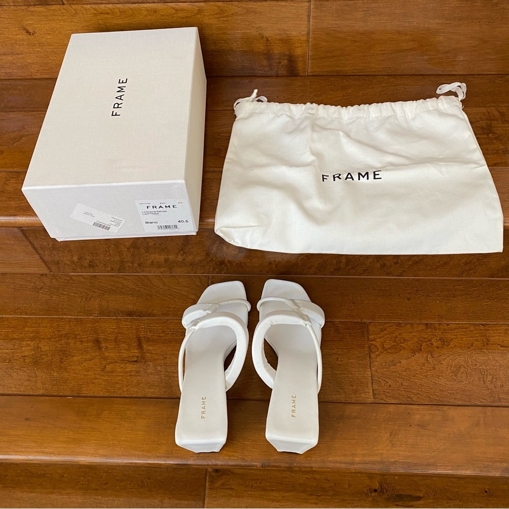 Frame Le Gracie Leather Padded Sandals - Picture 5 of 10